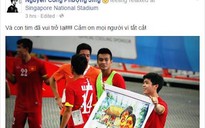 Cầu thủ U.23 Việt Nam nhắn gửi gì trên mạng xã hội?